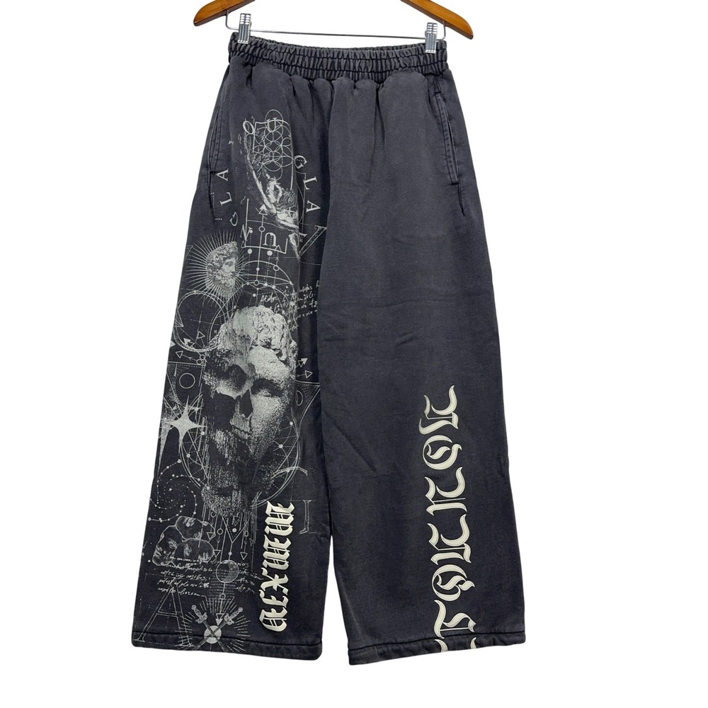 YoungLA 2139 Renaissance Wide Leg Sweatpants Mens Size Medium Gym Grunge